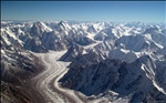 Baltoro Glacier from the Air